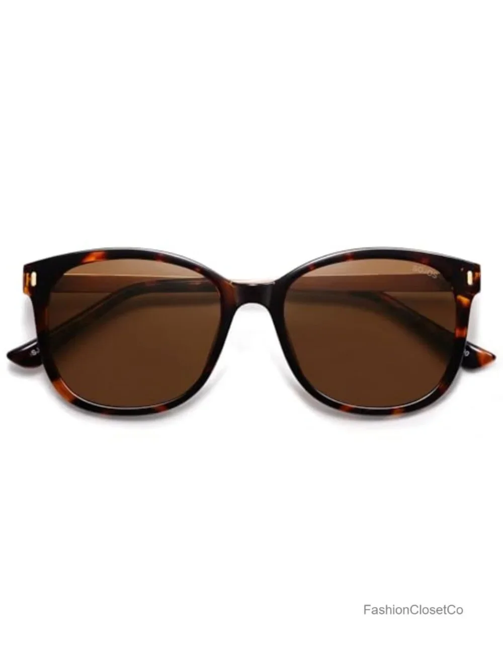Oversized Square Polarized Sunglasses UV400 Lightweight Plastic for Driving